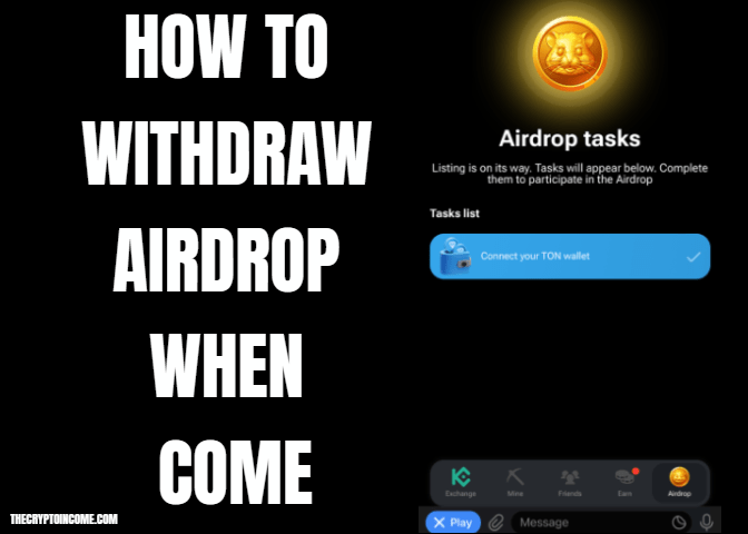 How to withdraw hamster kombat airdrop 